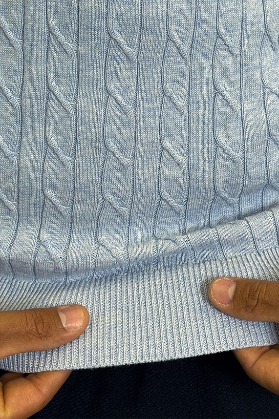 Мужской джемпер Polo Ralph Lauren cable-knit - Blue