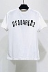 Белая оверсайз футболка Dsquared2