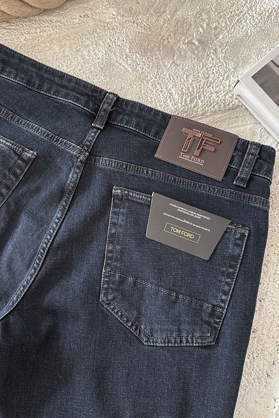 Мужские тёмно-синие джинсы Tom Ford