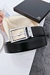 Двусторонний кожаный ремень Montblanc Premium (ширина 3.5 см)