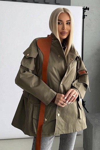 Женская ветровка Loewe premium - Olive   