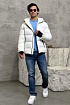 Мужской пуховик Moncler Grenoble - White