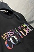 Мужская чёрная футболка Versace Jeans Couture