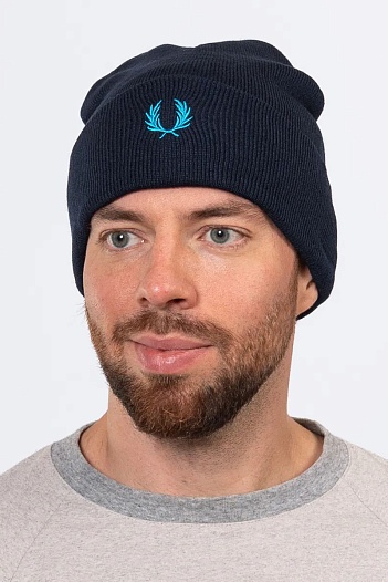 Шапка Fred Perry logo-embroidered - Navy   