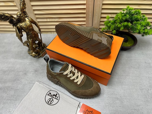 Мужские кроссовки Hermes Bouncing - Khaki   