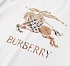 Мужская белая футболка Burberry Equestrian Knight