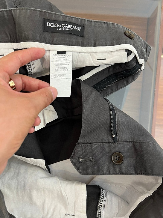 Мужские брюки Dolce & Gabbana Premium - Grey