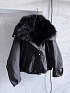 Женский бомбер с натуральным мехом Max Mara premium
