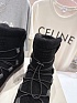 Женские ботинки с мехом Brunello Cucinelli premium - Black