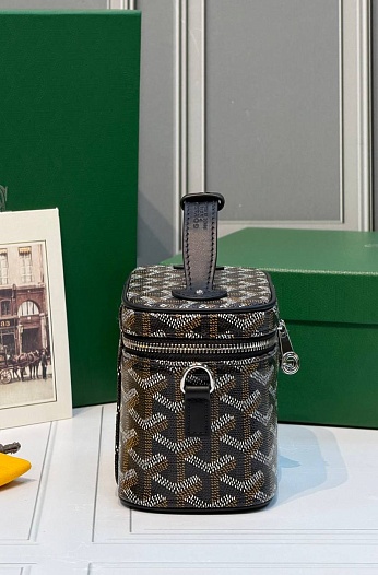 Кожаная сумка Goyard Muse Mini Vanity ​premium 16,5x10,5x8 см   