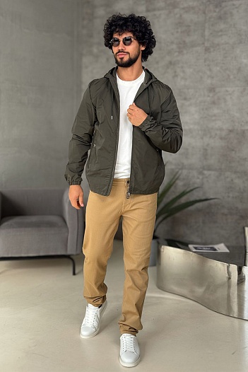 Куртка цвета хаки Moncler Grimpeurs   