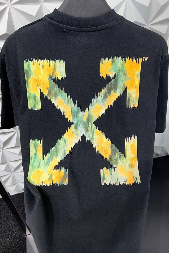 Чёрная оверсайз футболка Off-White Arrows