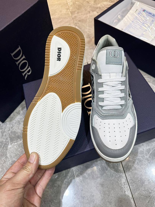 Мужские кроссовки Dior B27 Uptown - Grey / White