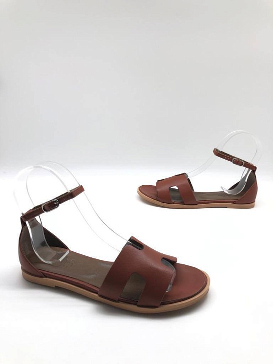 Женские сандалии Hermes Santorini - Brown