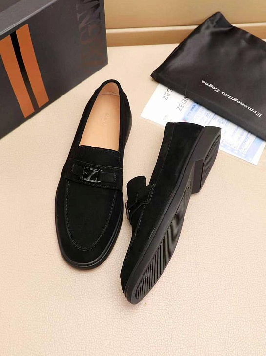 Мужские замшевые лоферы Ermenegildo Zegna