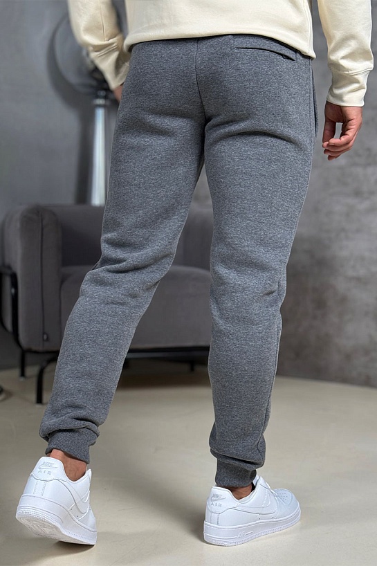 Штаны на флисе Hugo Boss серого цвета