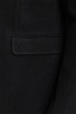 Чёрное мужское пальто Burberry logo label