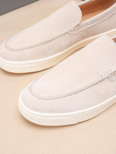 Мужские замшевые лоферы Brunello Cucinelli   