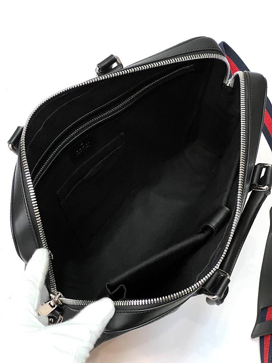 Мужской портфель Gucci Supreme Premium 36x28x7 см