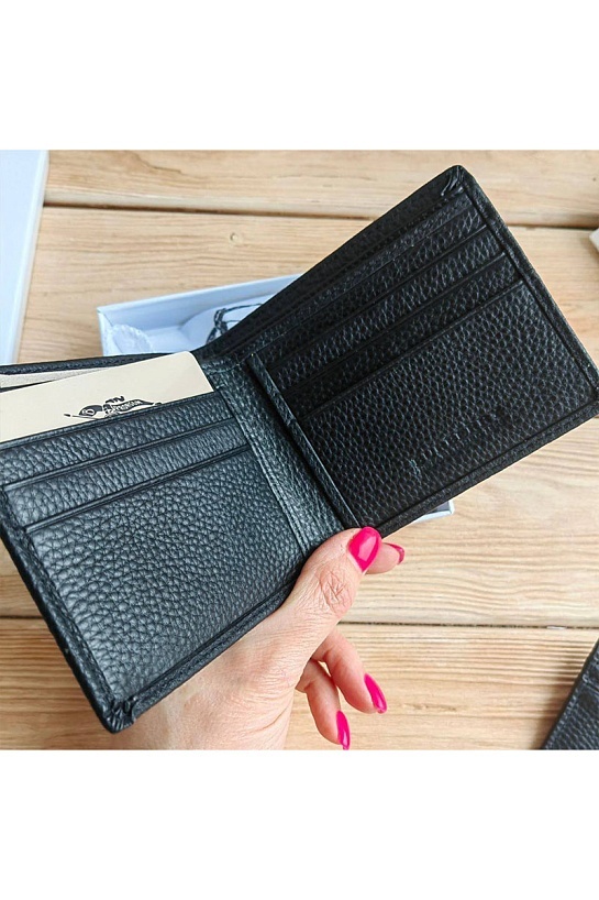 Кожаный кошелёк Burberry logo-plaque 12x10 см