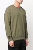 Зелёный свитшот compass-patch crewneck