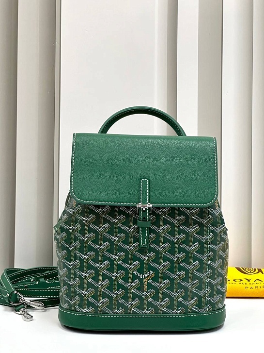 Женский рюкзак Goyard Alpin Mini Premium 23x19x9.5 см - Green