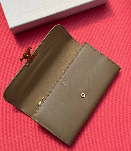 Портмоне Celine Tromphe Premium 19x10x3 см - Brown   