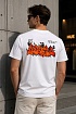 Белая оверсайз футболка Off-White logo-print