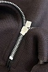 Утеплённая кофта Loro Piana zip-neck - Brown