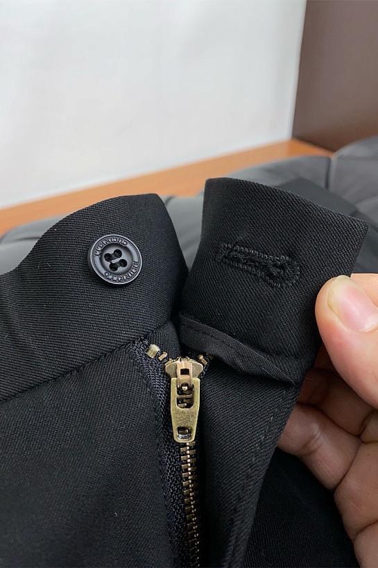 Мужские чёрные брюки Brunello Cucinelli Premium