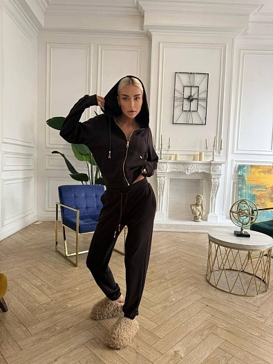 Женский вельветовый костюм Loro Piana Premium   