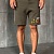 Мужские зелёные шорты Dsquared2 Icon tropical