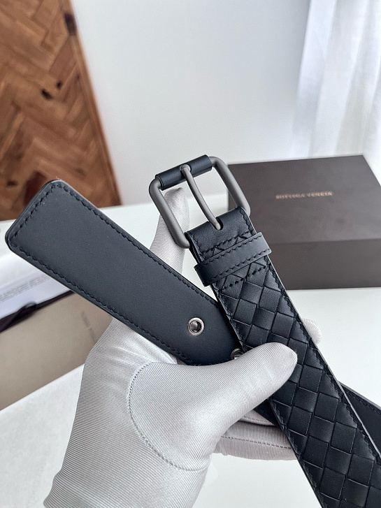 Кожаный ремень Bottega Veneta Premium (ширина 3.5 см)