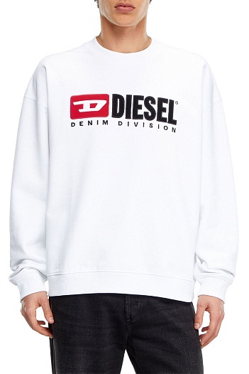 Мужской свитшот Diesel Crew-Division - White   