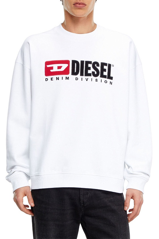 Мужской свитшот Diesel Crew-Division - White