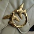 Женская кожаная сумка Love 28x18 - Beige