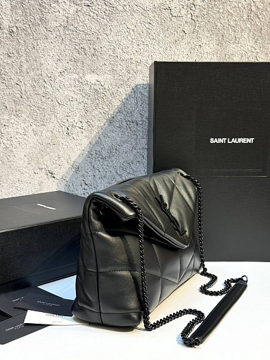 Кожаная сумка Yves Saint Laurent LouLou premium 28x17x9 см   