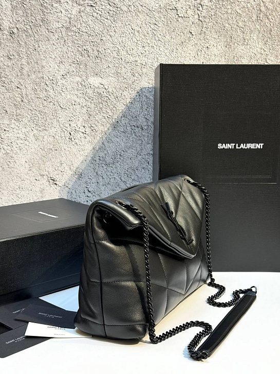 Кожаная сумка Yves Saint Laurent LouLou premium 28x17x9 см