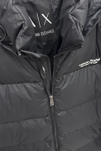 Мужская куртка чёрного цвета Armani Exchange   