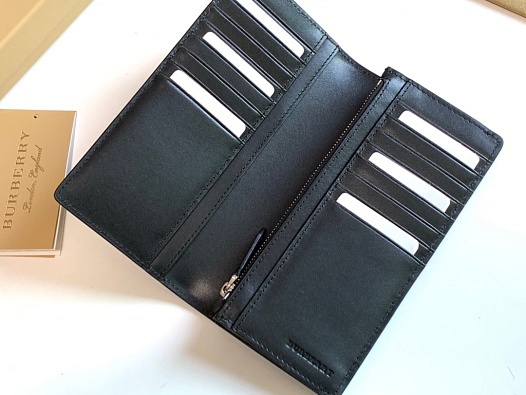 Кожаный бумажник Burberry Premium 19x10x2.5 см   
