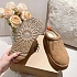 Меховые женские слипоны UGG Tassle - Chestnut