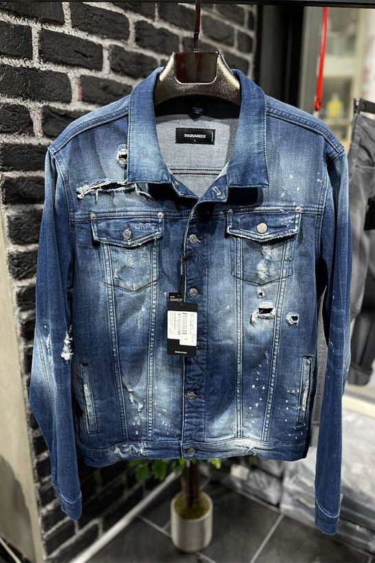 Мужская джинсовая куртка Dsquared2