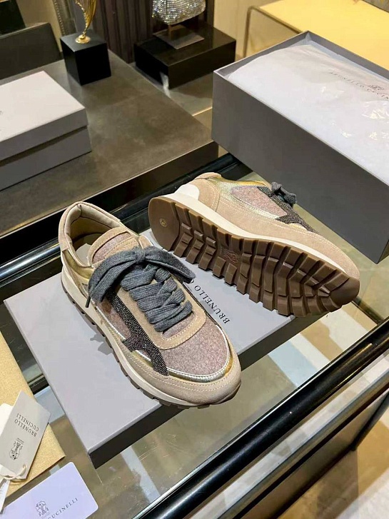 Женские кроссовки Brunello Cucinelli premium