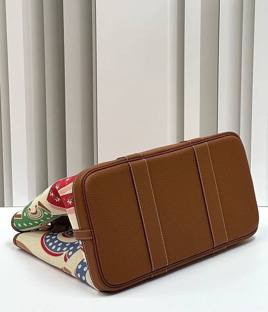 Женская сумка Hermes Garden Party Premium 36x26x17 см