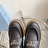 Женские кожаные лоферы Prada Premium - Black