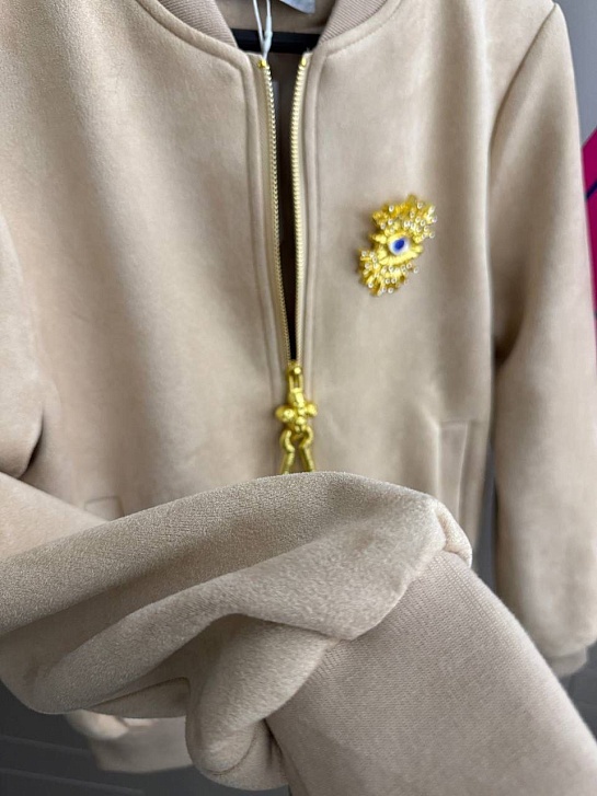 Женский бомбер Schiaparelli premium - Beige