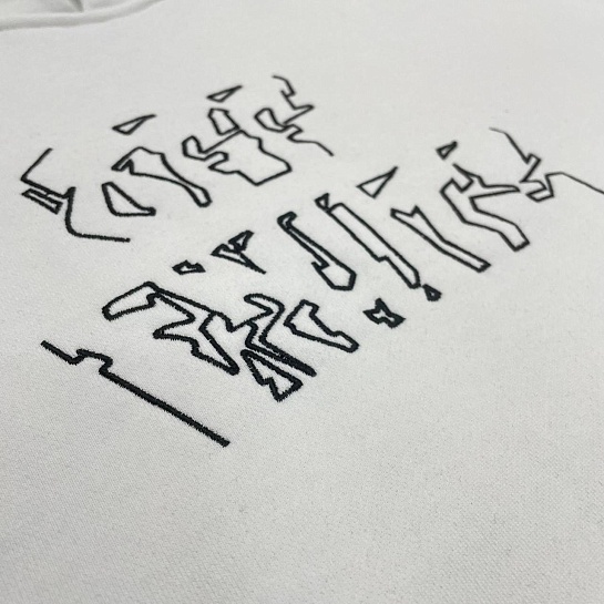 Мужское белое худи Off-White Arrows logo-print