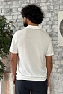 Мужское белое поло Loro Piana