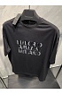 Чёрная футболка Emporio Armani Milano Pima