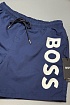 Мужские синие шорты Hugo Boss logo-print